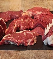 Nature viande - Boeuf sélection avec côte à l'os Bio (race limousine)-  6kg