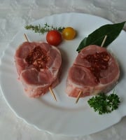 Ferme Guillaumont - Brochettes d'Epaule d'agneau farcies Merguez