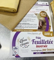Ferme Sereine en Périgord - Pâte Feuilletée Inversée - Pâton 500g - Pur Beurre (43%)