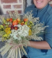 Ferme de la ville basse - Bouquet de fleurs séchées de saison L