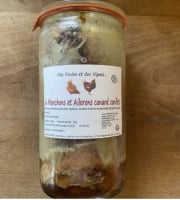 Des Poules et des Vignes à Bourgueil - 6 Manchons  et Ailerons de canard confit