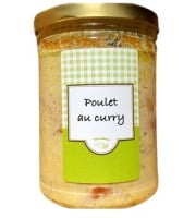 Ferme des Fabres, Vos Manges Gardiens - Poulet au Curry 750g