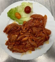 Ferme Guillaumont - Colis Poulet Emincé Mariné à partager : curry, basque, paprika
