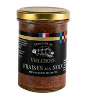 Domaine de Vielcroze - Confiture de Fraise aux Noix - 210 GR