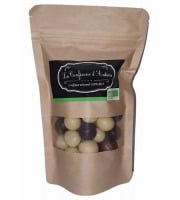 La confiserie d’antan 100% bio - Noisettes enrobées de chocolats assortiments - 160 gr