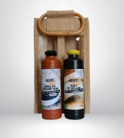 Adal Terra - Coffret cadeau - Coffret Huiles Gastronomiques de Sésame Bio et Biodynamique 2X200ml