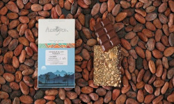 Acaoyer - Mini Tablette de chocolat Lait/Noisette 51% - Colombie
