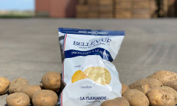 Chips Bellevue - Chips fermières au sel de l'île de Ré - LA FLAMANDE - 10x150g