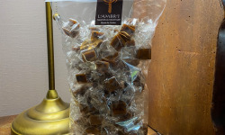 L'AMBR'1 Caramels et Gourmandises - Caramel Aux Fèves De Cacao - Sachet De 500g