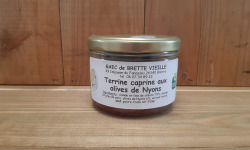 Gaec de Brette Vieille - Terrine caprine aux olives de Nyons - 200g