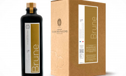 Domaine Clos des Faucons - BRUNE - Duo Bouteille + Eco-recharge 2L – Huile d'Olive Vierge Fruité Maturée - Médaille d’