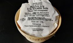 La Fromagerie Marie-Anne Cantin - Bourriche De Beurre Cru À La Baratte Demi-sel Croquant - 125 Gr