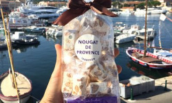 Nougats Laurmar - Nougat  blanc tendre Tradition  de Provence en domino emballé individuellement