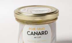 Les foies gras du Ried - Verrine Semi Conserve de Foie Gras de Canard Mi-Cuit 100g