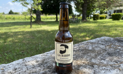 Vignobles Fabien Castaing - Bière Artisanale Blanche "La Barbe" Haute Fermentation - 12x33cl