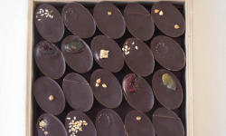 Mon jardin chocolaté - Boîte en bois de 40 chocolats Bio