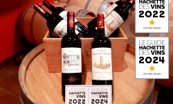 Vignobles Brunot - Coffret Bois "Sélection Guide HACHETTE", Vins Rouges de Bordeaux - 6x75cl