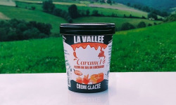 Les Glaces de la Vallée - Crème glacée au Caramel et fleur de sel Guérande "la Vallée" 500ml