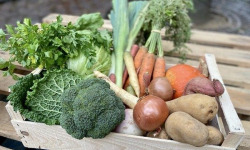 Les Jardins de Gérard - Panier de saison Bio – Légumes, fruits et herbes aromatiques – 10 kg