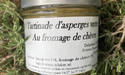 Asperges Guirao - Tartinade d'asperges vertes au fromage de chèvre 100g