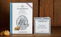 Les Mirliflores - Biscuits noisettes fleur d'oranger "Boules de poilus" 160g