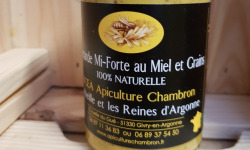 SCEA Apiculture Chambron L'Abeille et les reines d'Argonne - Moutarde mi-forte au miel et grain