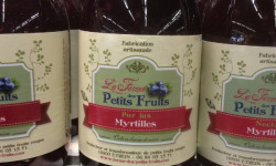 La Ferme des petits fruits - Jus de Myrtilles 25 cl