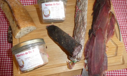 Ferme Guillaumont - Charcuterie de cerf : terrine de cerf, rillettes, saucisson fumé et sec, jambon fumé