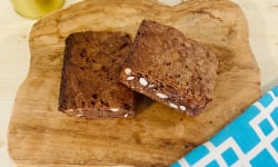Le Pain d'Hervé - 2 Brownies Géants Chocolat Amandes