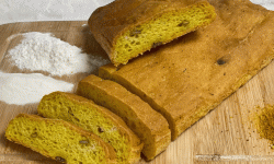 Boulangerie l'Eden Libre de Gluten - Focaccia Curry  – Farine de riz et tapioca