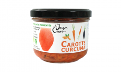 Les Jarres Crues - Carottes Radis & Curcuma BIO Lacto-fermentés - 220 g