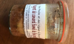 Des Poules et des Vignes à Bourgueil - Magret de canard fumé et foie gras