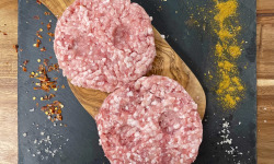 Boucherie Lefeuvre - Steak haché de porc Duroc d’olives pour hamburger x4