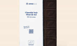 Omie - DESTOCKAGE - Chocolat noir 70% fleur de sel - 100 g