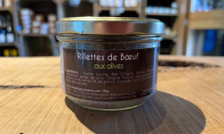 La Ferme de Bray - Rillettes de boeuf Olive - 180g