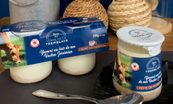 Ferme de La Tremblaye - Yaourt de vache Jersiaise Fermier à la Crème de Marron avec éclats x2