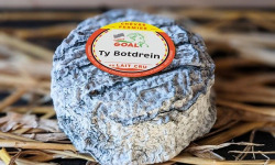 Fromagerie Saint Goal - Ty Botdrein - palet de chèvre cendré - 110 g