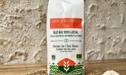 Ferme du Chat Blanc - Farine Semi-complète de Blé T110 - Bio - 1kg