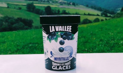 Les Glaces de la Vallée - Yaourt glacés à la myrtille "la Vallée" 500ml