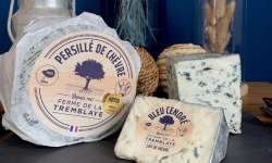 Ferme de La Tremblaye - Bleu Cendré Au Lait De Chèvre Portion 125g