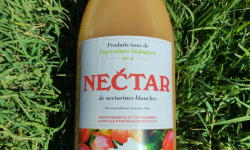 Les fruits de la garrigue - Nectar BIO de nectarines blanches / Lot de 6 bouteilles d'1L
