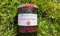 La Brouette d'Alexis - confitures de fraises - 350 grs