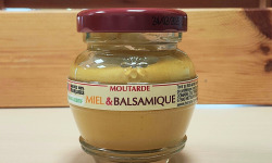 Domaine des Terres Rouges - Moutarde au Miel et Balsamique graines françaises sans additifs 55G