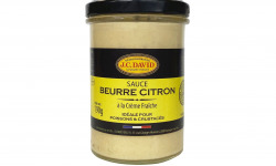 Etablissements JC David - Sauce Bocal au Beurre Citron et à la crème fraîche 190g x 12