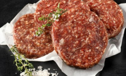 Bisons d'Auvergne - [SURGELÉ] 3 x Boites 10 Steaks Hachés de Bison Surgelés (100g)