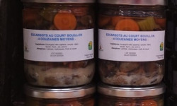 Les Escargots de la Baie - Producteur d'escargots - Escargots Au Court Bouillon (Naturels) - 4 douzaines
