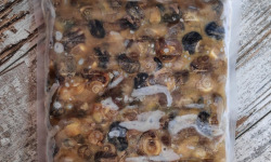 La Ferme Enchantée - Chair d'escargots PETITS GRIS 1 KG surgelé, environ 200 pièces