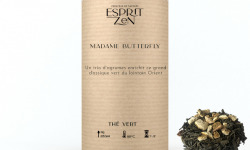Esprit Zen - Thé Vert "Madame Butterfly" - citron - orange - bergamote - Boite 100g