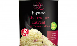 Choucroute André Laurent - La Fameuse Choucroute Laurent Cuisinée Aux Lardons - Lot De 12 Boites De 400g