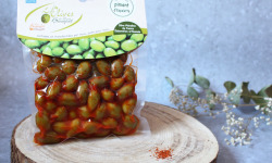 Les amandes et olives du Mont Bouquet - Olives vertes au piment d'Espelette 200g